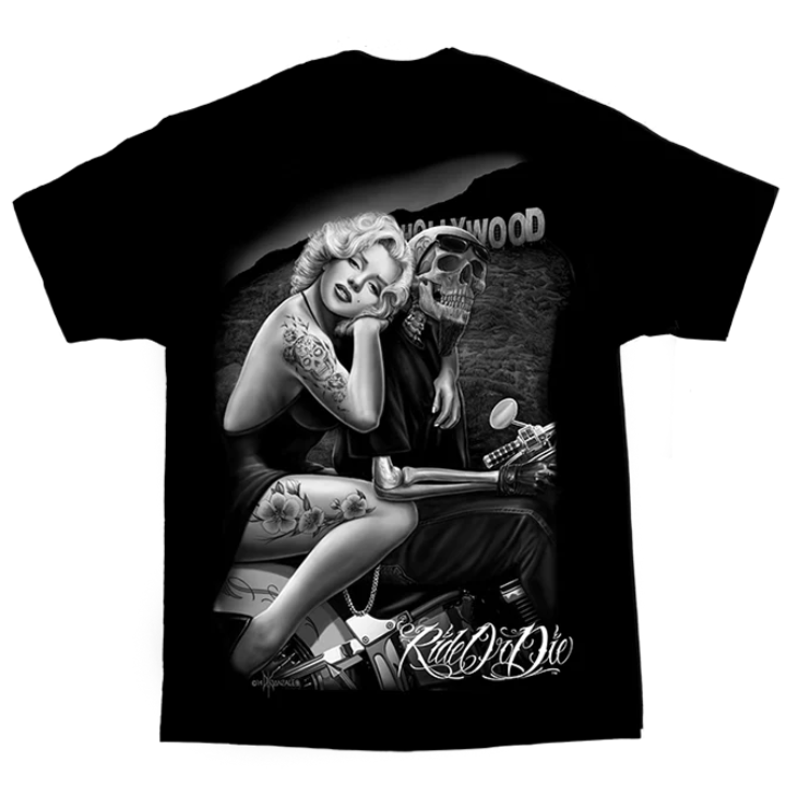 S/S HOLLYWOOD HOMEGIRL - BLK
